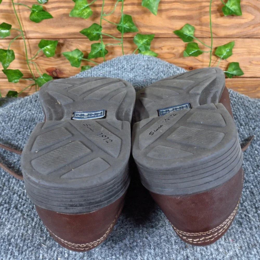 Nunn Bush 84133-200 Men Casual Oxford Shoes Size‎ 8 Work Office Brown Leather